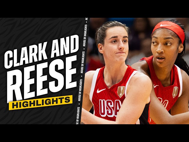 Caitlin Clark & Angel Reese HIGHLIGHTS vs Puerto Rico 🔥