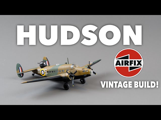 AIRFIX LOCKHEED HUDSON 1/72 scale model kit - how to build it!