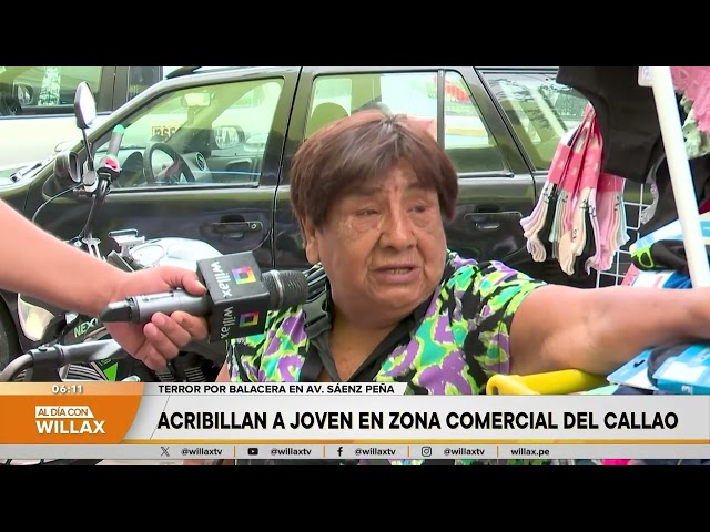 Al Día con Willax - ABR 06 - ACRIBILLAN A JOVEN EN ZONA COMERCIAL DEL CALLAO | Willax
