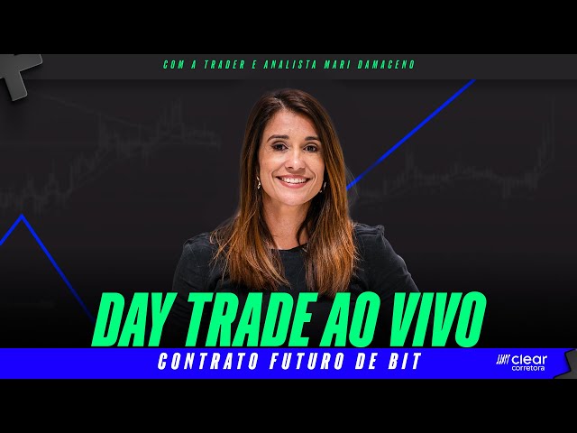 DAY TRADE AO VIVO - Mari Damaceno opera contrato futuro de BITCOIN e dólar - 09/04/2026