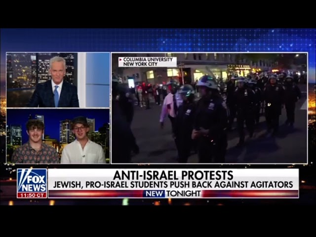 Fox News | Trace Ghallagher Arizona State University Hamas Encampment Blake Bicek Dylan Marks