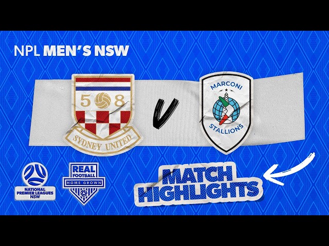 NPL Men's NSW Round 9 Highlights – Sydney United 58 v Marconi