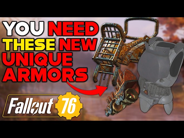 8 NEW UNIQUE ARMORS That YOU NEED To Get In Fallout 76 (And Hot To Get Them)