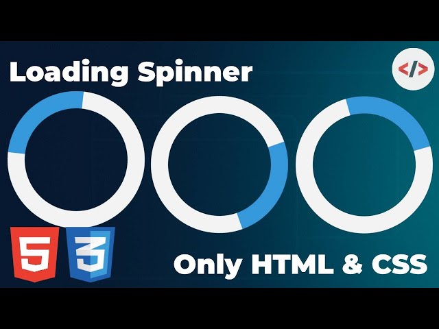 🔄 Smooth Loading Animation with Pure HTML & CSS