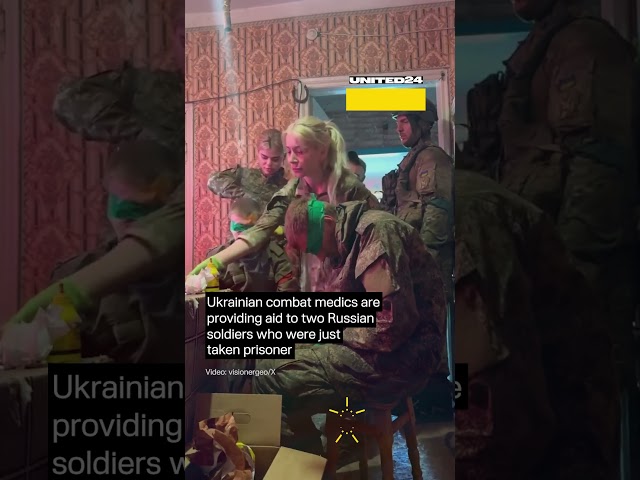 Ukraine war: Ukrainian Combat Medics Provide Aid to Two Russian POWs #russia #ukraine