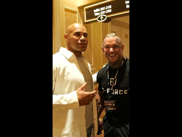 Running into Kevin Leverone and Lee Priest! 🐐 #shorts