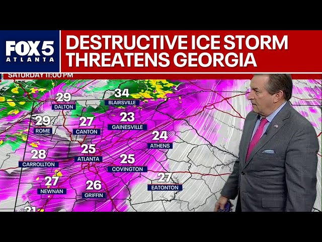 Georgia braces for destructive weekend ice storm | FOX 5 News