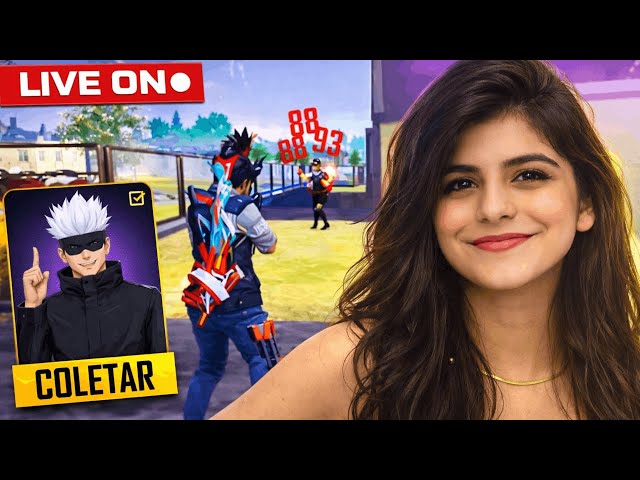 🔥 FREE FIRE AO VIVO EU CARREGO, VEM COMIGO 🔥 🎮 SACOLITA GAMER