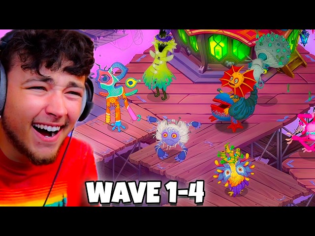 WAVE 1-4 OF PAIRONORMAL CARNIVAL IN MY SINGING MONSTERS!