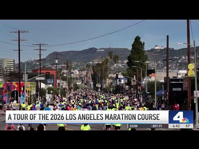 A tour of the 2026 LA Marathon course