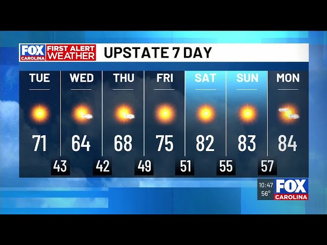 Cool conditions paired with sunny skies this week