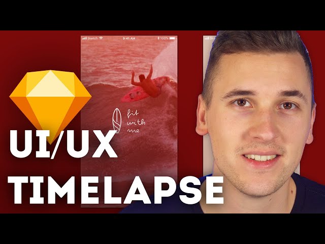 UI/UX Design Timelapse - Fitness App Login in 💎 Sketch