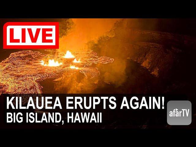 🔴 Live Now:  24/7 Kilauea Volcano Watch in Hawaii (Multi-cams)