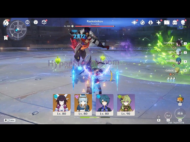 Local Legend Raskolnikov boss fight (physical Collei fun build / fun team) | Genshin Impact