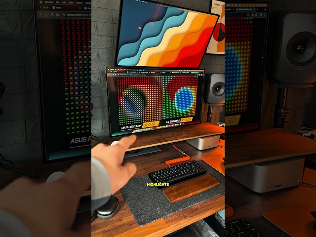 QD-OLED vs WOLED (simplified). What one do you prefer? #gamingsetup #gamer #desksetup #tech #setup