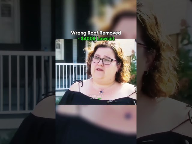 Roofers Removed The Wrong House's Roof 🤦‍♂️ #breakingnews