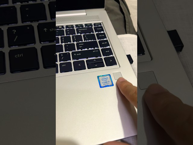 Fingerprint sensor Hp Laptop #shorts #hp #laptop