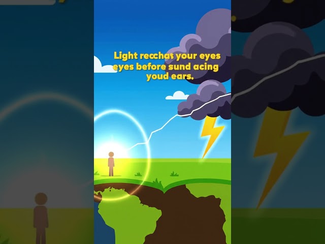 Why Do We See Lightning Before Hearing Thunder? | LifeExplained  #lifeexplained