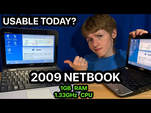 Trying to use a 17 Year Old Netbook in 2026... (Dell Inspiron Mini)