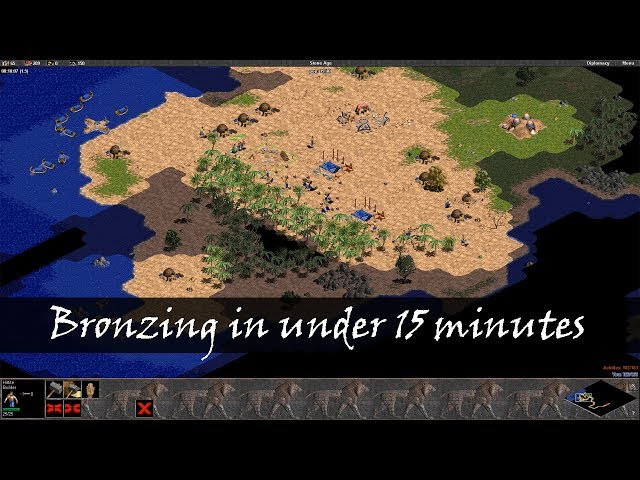 Age of Empires Tutorial - Getting to the bronze age in under 15 minutes