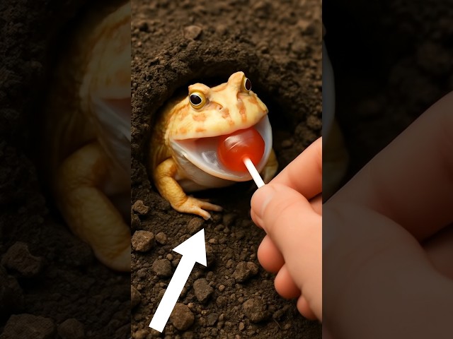 Candy Surprise ! 🐸 #froglife #frog #funnyanimals