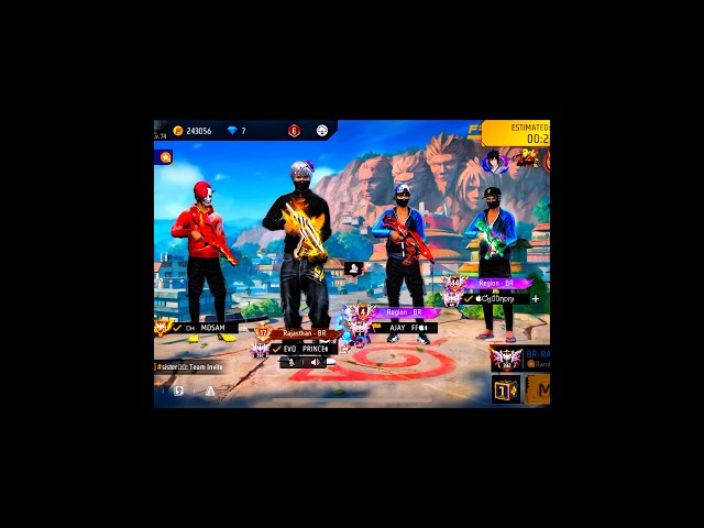 REGION TOP 4 👑 EVO ON TOP #fflive #evoprincelive #shortsfeed