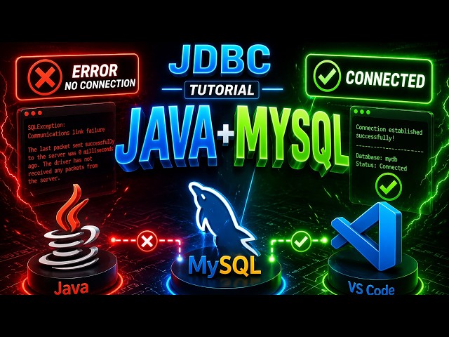 I Built a Java MySQL Database Connection in VS Code (JDBC Tutorial for Beginners)