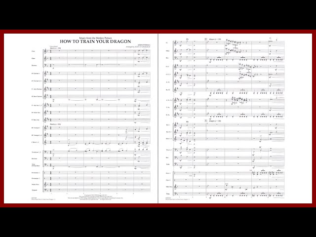 Music from How To Train Your Dragon by John Powell | Arr. Sean O'Loughlin | Young Concert Band