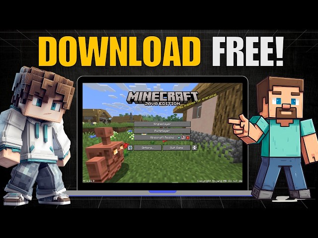 How To Get Minecraft For PCLaptop 2026 free!