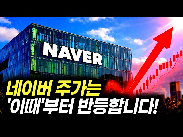 네이버 주가, 드디어 반등 신호가 나왔습니다 (이 시점 확인하세요)