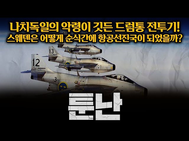 Sweden suddenly creates the most powerful fighter plane. J29 Tunnan