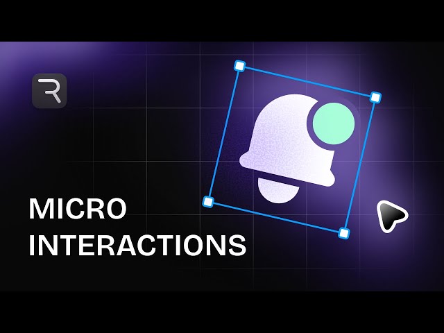 Micro Interactions With Rive Animation - Notification Bell Icon