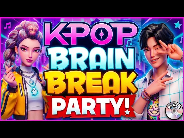 KPop Demon Hunters Brain Break 🎤 Soda Pop Dance Party | Freeze Dance