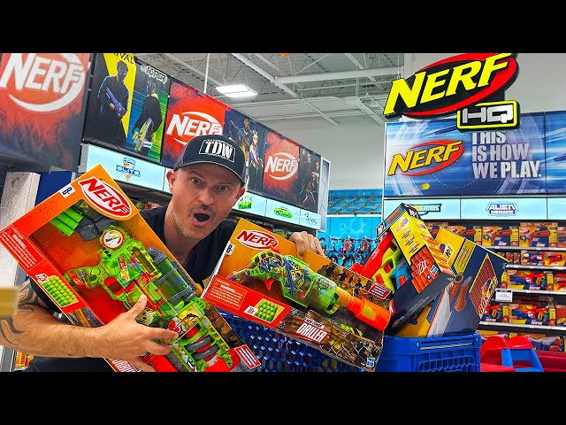 INSANE NERF GUN Shopping Binge! (THE MOVIE)