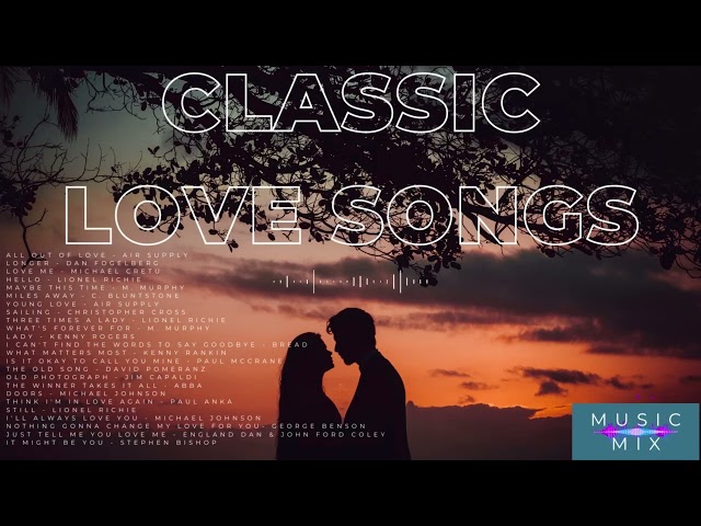 CLASSIC LOVE SONGS PLAYLISTS