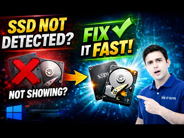 SSD Not Detected? Fix It in Seconds (Don’t Replace It Yet!)