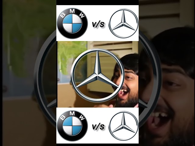 BMW😂 vs Mercedes😈 #cars #bmw #vs #mercedes #careditz #cars