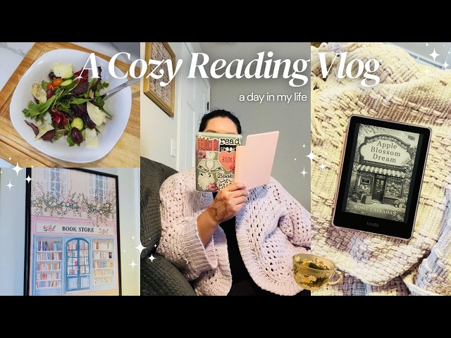 ✨A Cozy Reading Vlog 📖 A Day In My Life 🌸 Reading, Kindle Unlimited, Cozy Vlog