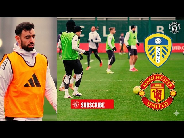 INSIDE TRAINING | Man United Go CRAZY Preparing For Leeds 🔥 Casemiro, Mbeumo, Sesko, Bruno, Cunha