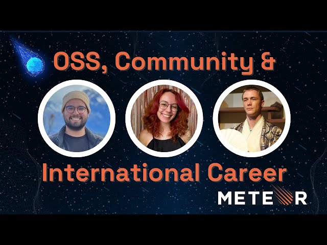OSS, Community & International Career | with Jan Dvorak and Nicolas Lopes