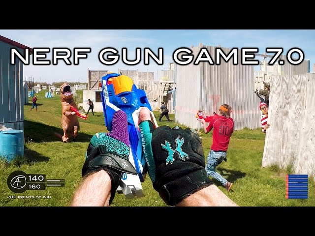 Nerf meets Call of Duty: Gun Game 7.0 | First Person in 4K!