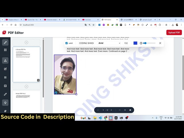 Angular PDF Editor to Annotate & Highlight & Add Text,Images & Add Watermark to PDF in Browser
