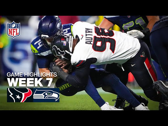 Houston Texans vs Seattle Seahawks Game Highlights | 2025 NFL Season Week 7