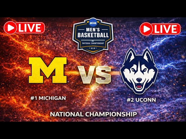 Michigan vs UConn Live Stream | 2026 NCAA Men's Basketball Championship Final Four Full Game