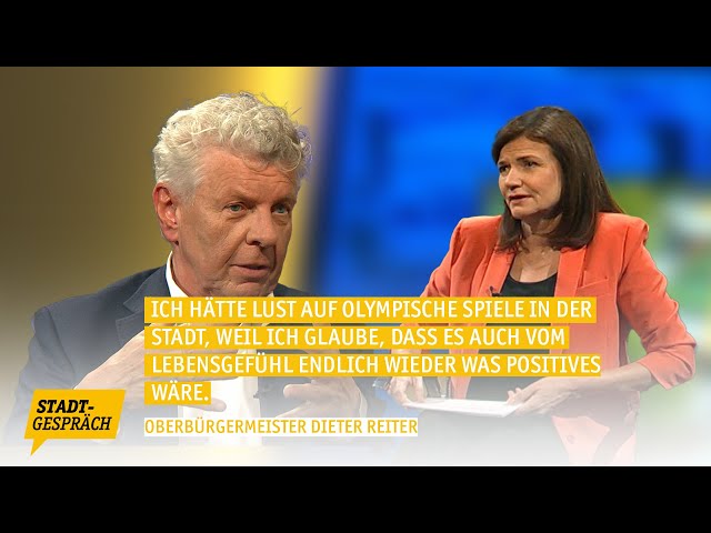 Oberbürgermeister Dieter Reiter im Stadtgespräch: "Ich hätte Lust auf Olympische Spiele...