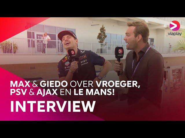 RACES WINNEN OF PSV DE CHAMPIONS LEAGUE? 🥵 | Interview Max en Giedo | Formule 1 2023