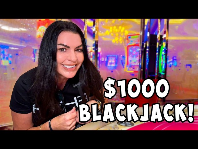 How Fast Can I Triple $1000 On Blackjack?! | Casino Carisa