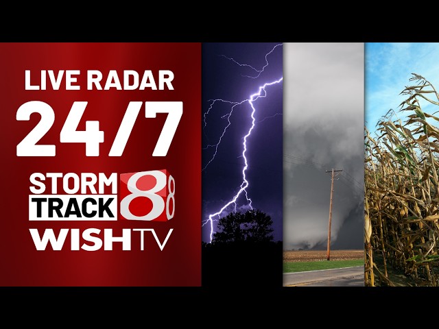 LIVE WISH WEATHER RAW: 24/7 Radar & Unscripted Weather Chats | Storm Track 8 | Indiana