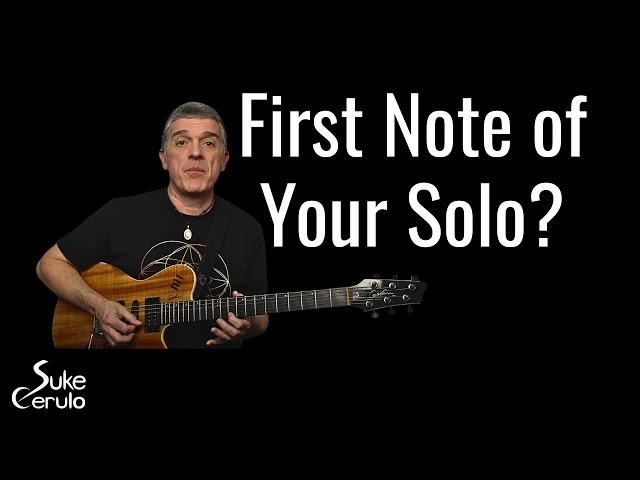 What Note Should You Start a Guitar Solo On?