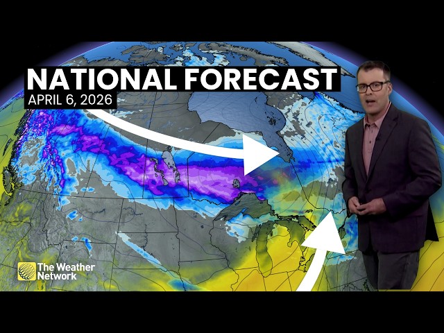 Canada's National Forecast - April 6, 2026 | #WeatherAM